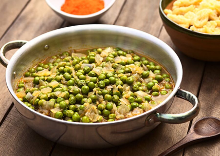 Peas with Pearl Onion 