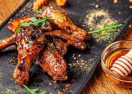 Spicy Nutty Chicken Wings Recipe