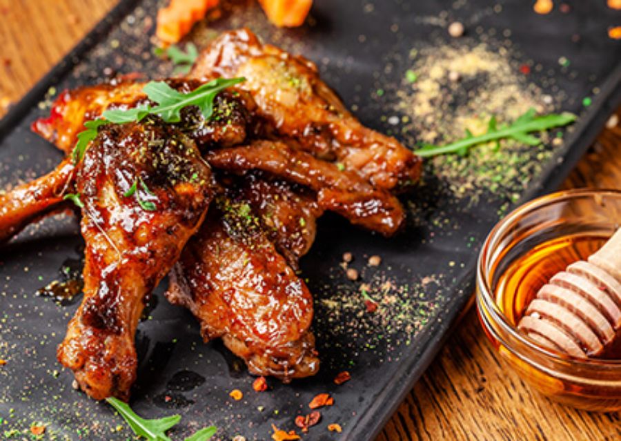 Spicy Nutty Chicken Wings Spicy Nutty Chicken Wings